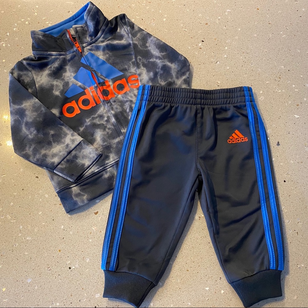 Baby Boy Adidas Track Suit Set
